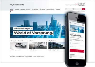 myAudi World - Customer Experience Platform